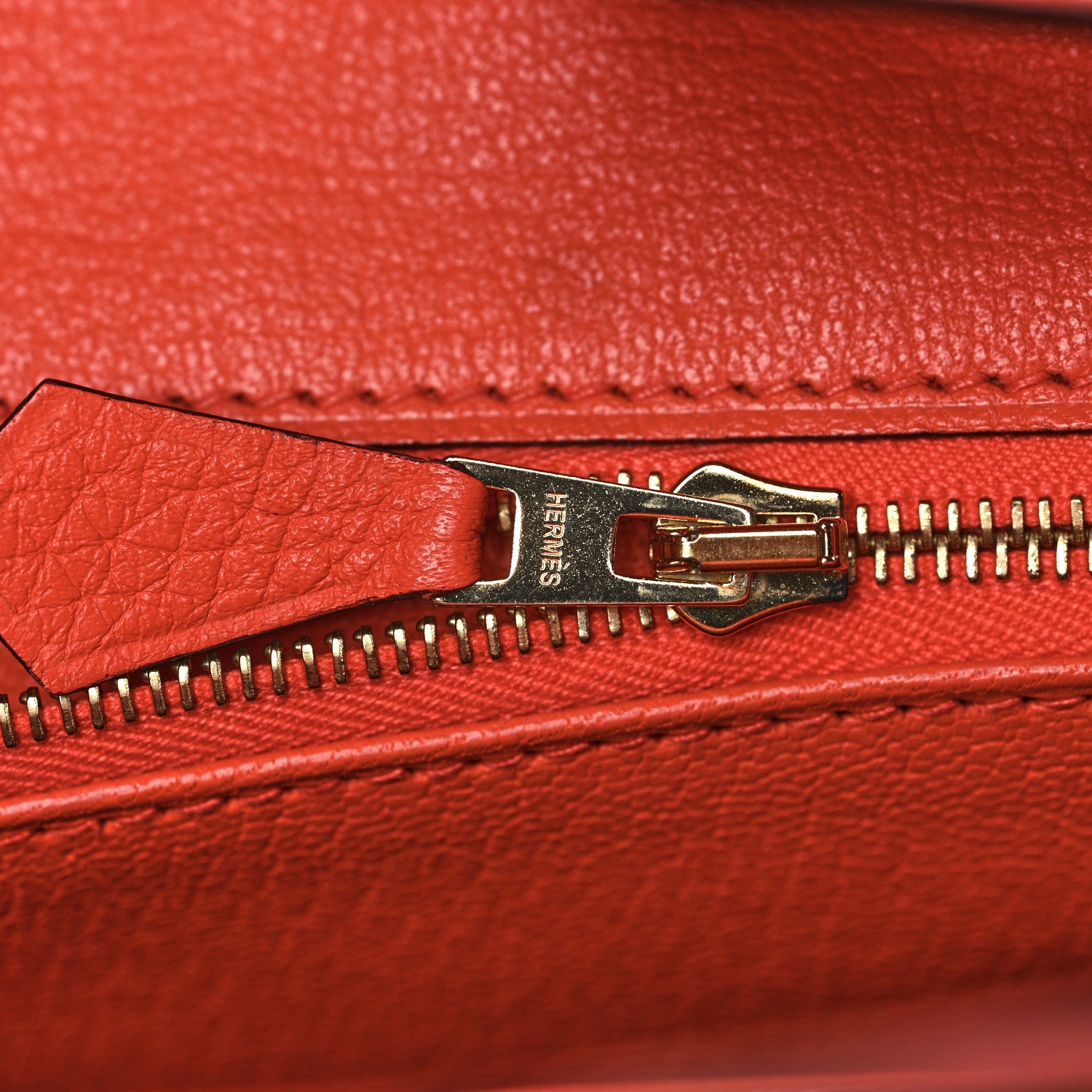 Hermes Taurillon Clemence Birkin 25 Feu 21 of 34