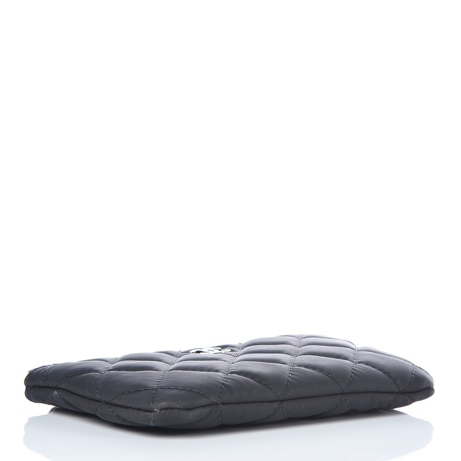 Chanel Nylon Quilted Small Cosmetic Case Black 4 of 11