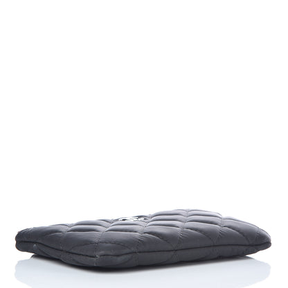 Chanel Nylon Quilted Small Cosmetic Case Black 4 of 11