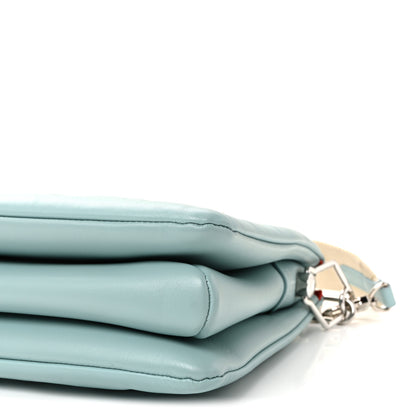 Louis Vuitton Lambskin Embossed Monogram Coussin PM Bleu 9 of 9