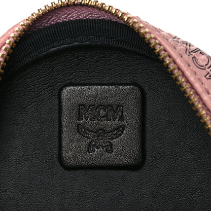 MCM Visetos Side Stud X-Mini Stark Bebe Boo Backpack Soft Pink 5 of 7