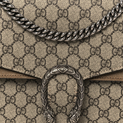 Gucci GG Supreme Monogram Medium Dionysus Shoulder Bag Taupe 8 of 10