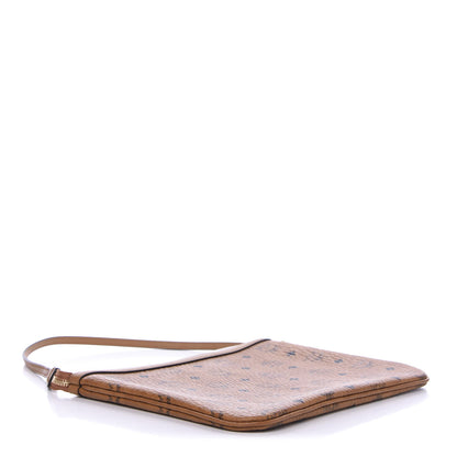 MCM Visetos Medium Stark Wristlet Pouch Cognac 4 of 9