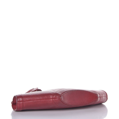 Alexander McQueen Calfskin De Manta Clutch Red 4 of 17