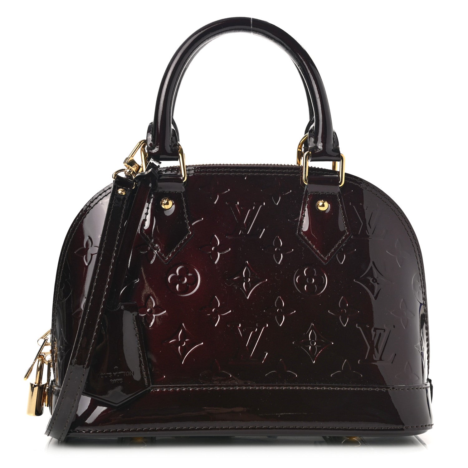 Louis Vuitton Vernis Alma BB Amarante 1 of 7