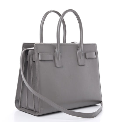 Saint Laurent Calfskin Baby Sac de Jour Fog 2 of 16