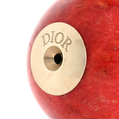 Christian Dior Mise En Dior Tribal Earrings Red 4 of 5