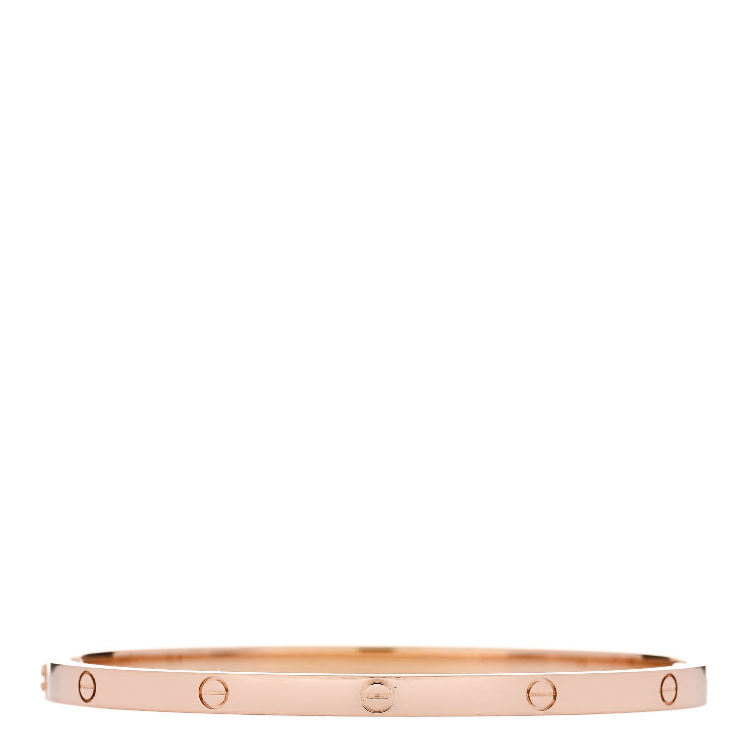 Cartier 18K Pink Gold Small LOVE Bracelet 17 2 of 8