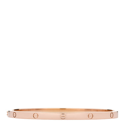 Cartier 18K Pink Gold Small LOVE Bracelet 17 2 of 8