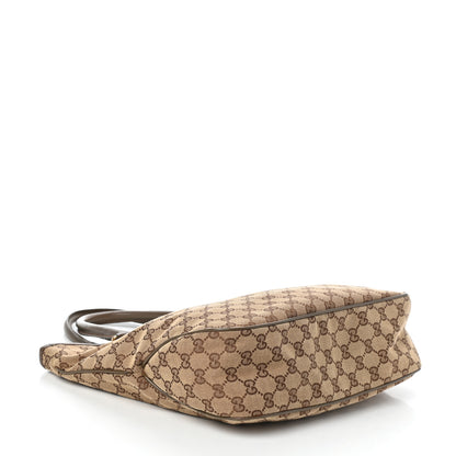 Gucci Monogram Piston Lock Tote Brown 4 of 9