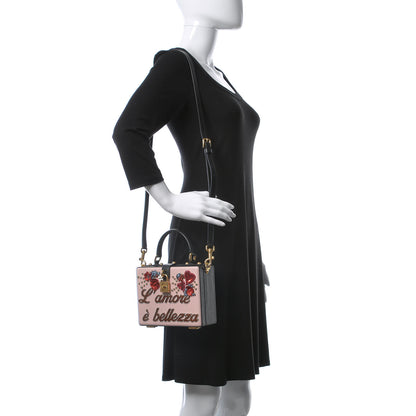 Dolce & Gabbana Dauphine Embellished Box Bag Black Rosa Carne 2 of 9