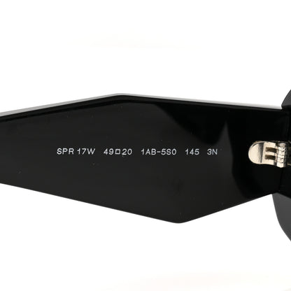 Prada Acetate Symbole Sunglasses SPR 17W Black 6 of 8