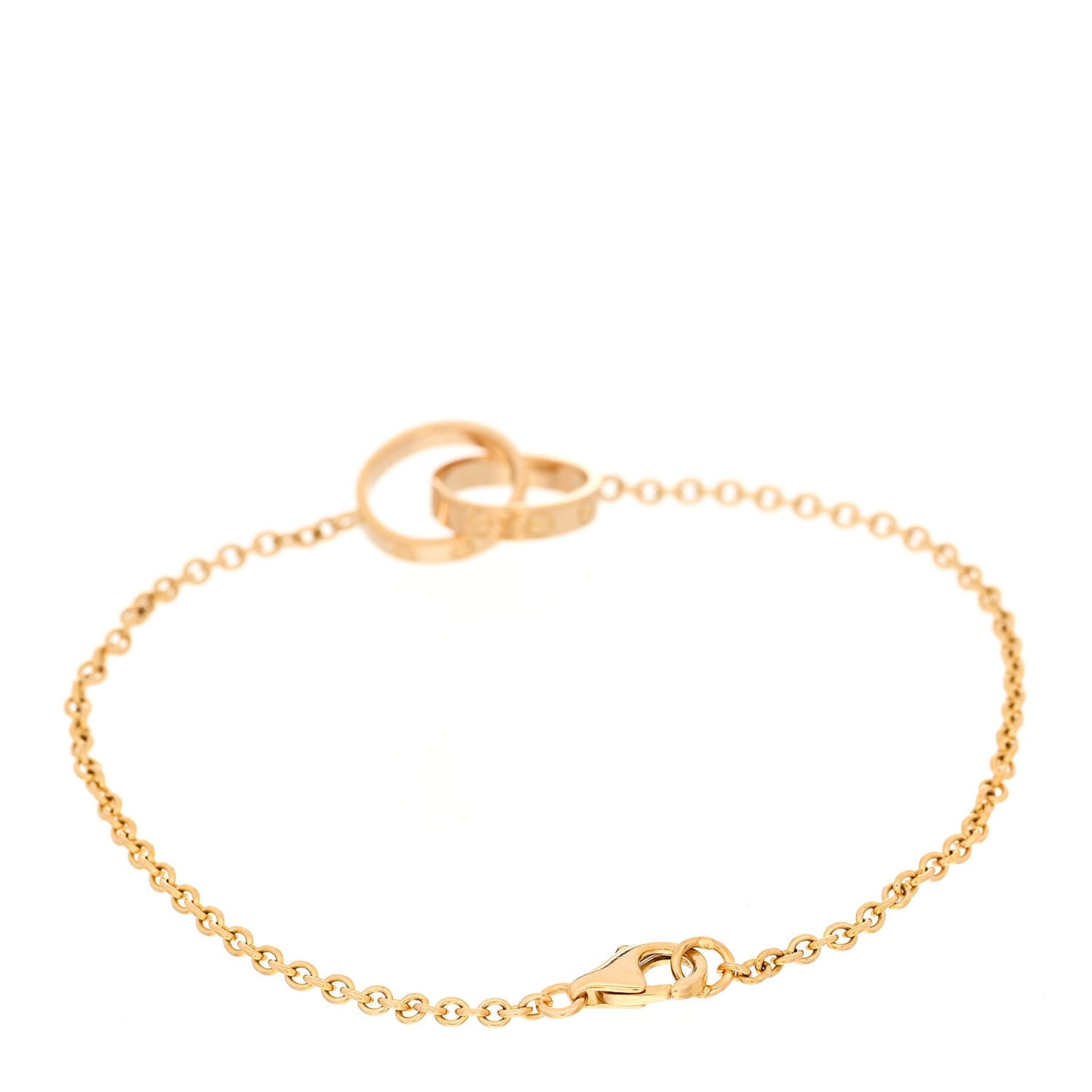 18K Yellow Gold Interlocking LOVE Bracelet