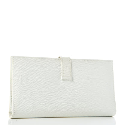 Hermes Epsom Bearn Wallet White 3 of 8
