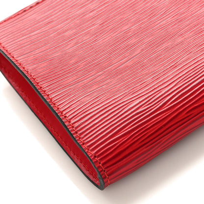 Louis Vuitton Epi Pochette Accessories 21 Castillan Red 7 of 8