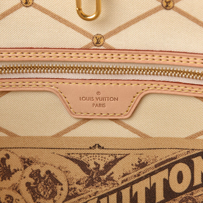 Louis Vuitton Damier Azur Summer Trunks Neo Neverfull MM 7 of 12