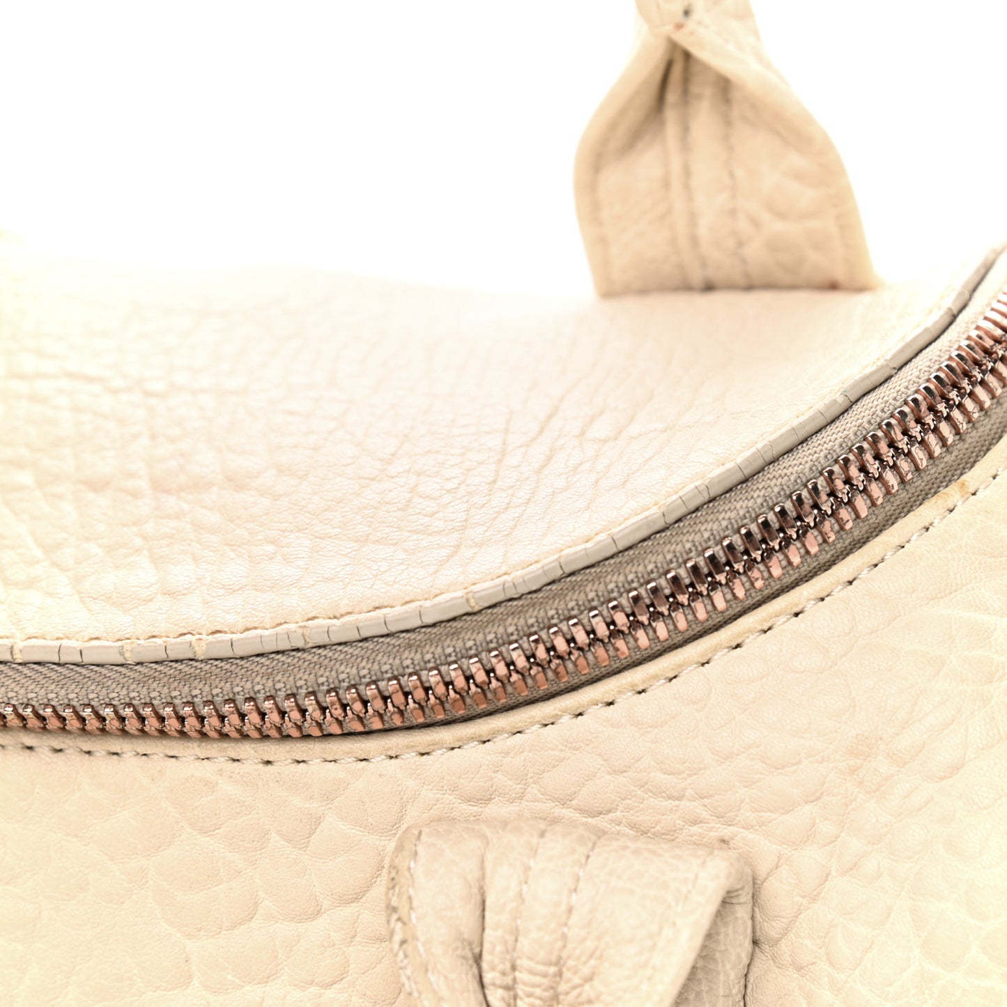 Pebbled Lambskin Rockie Dune Rose Gold Hardware