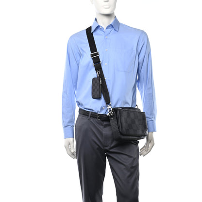 Louis Vuitton Damier Graphite 3D Trio Messenger 2 of 9