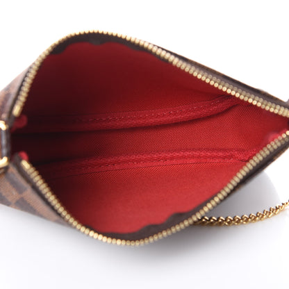 Louis Vuitton Damier Ebene Mini Pochette Accessories 6 of 7