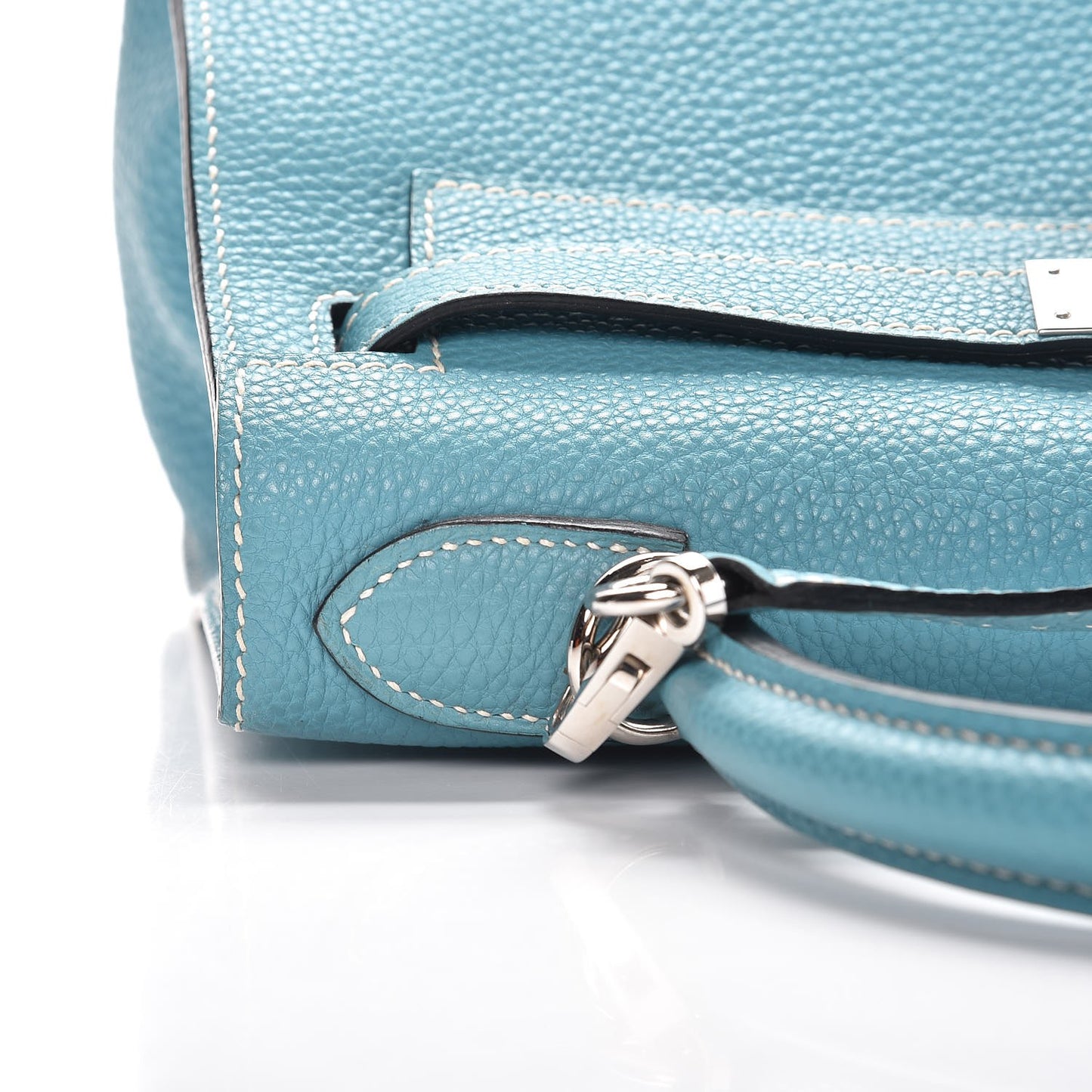 Togo Sellier Kelly 28 Blue Jean