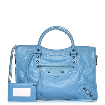 Balenciaga Agneau Classic Hardware City Bleu Azur Clair 1 of 7