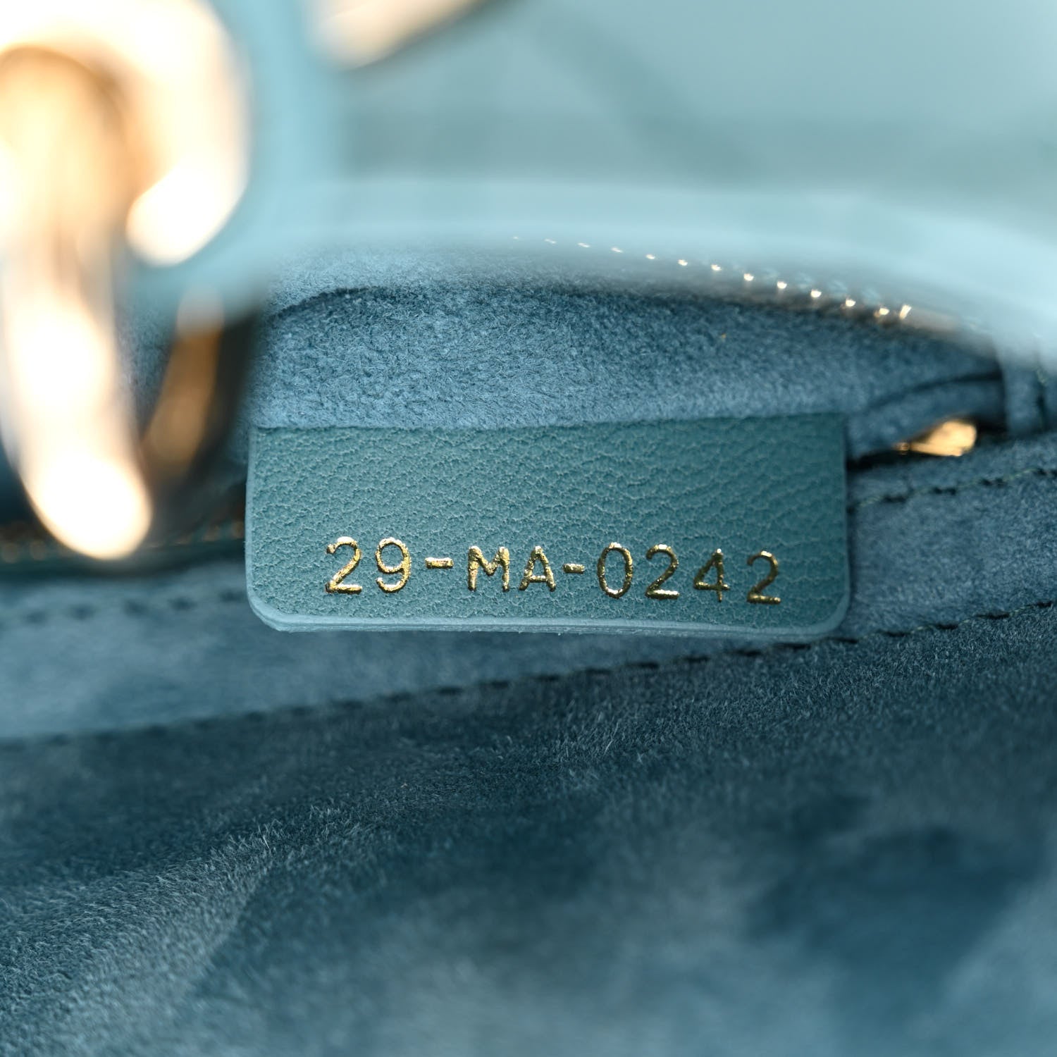 Christian Dior Lambskin Cannage Gradient Small My ABCDior Lady Dior Blue 7 of 10