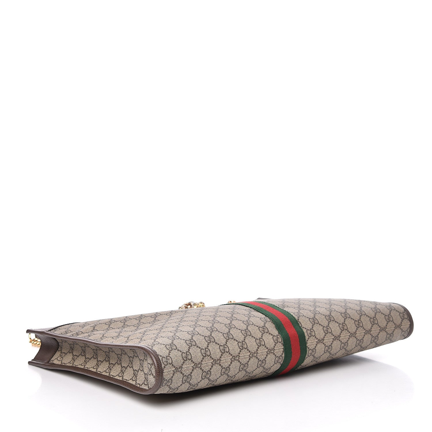 Gucci GG Supreme Monogram Large Rajah Chain Tote Beige New Acero 5 of 12