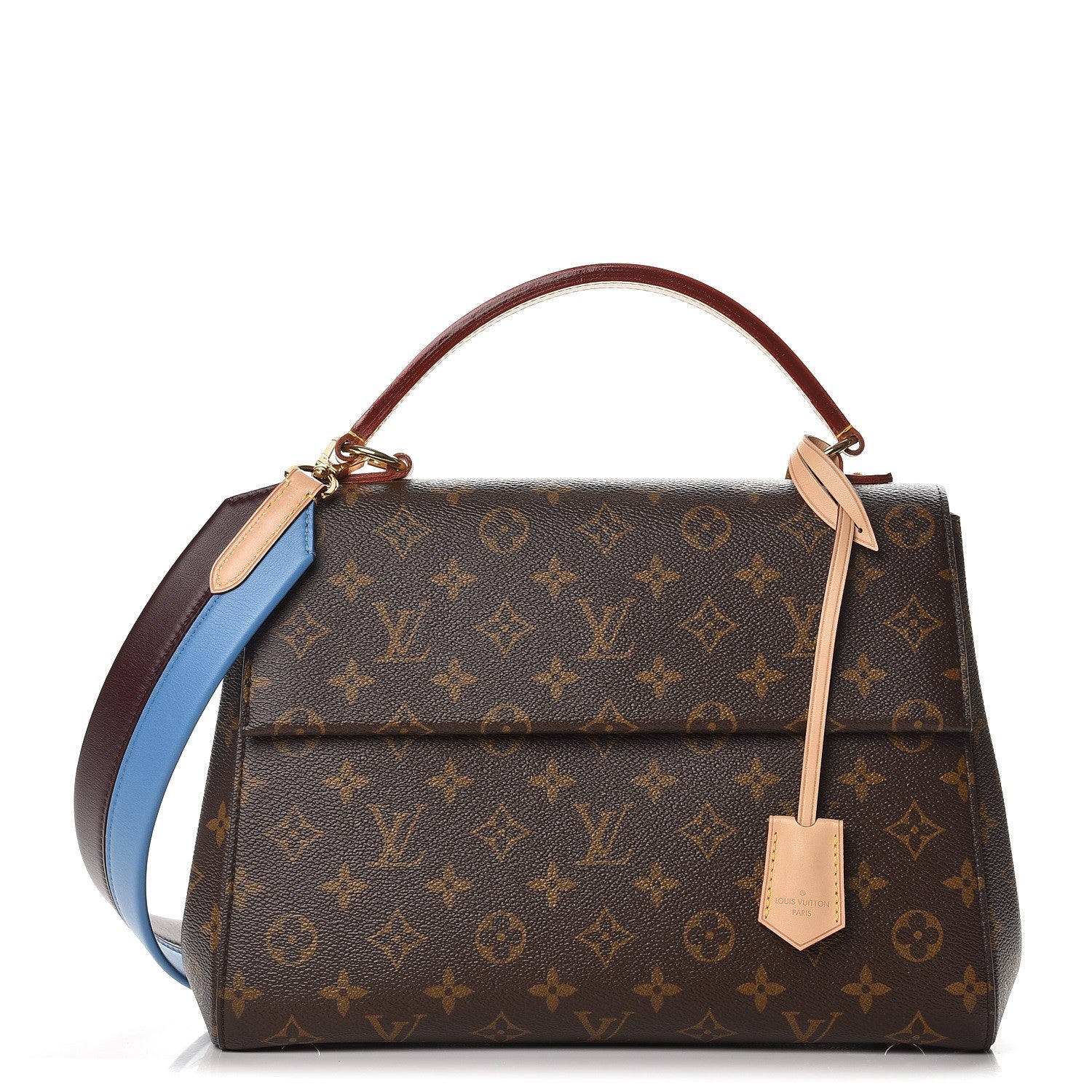 Louis Vuitton Monogram Cluny MM Blue Glacial 1 of 8
