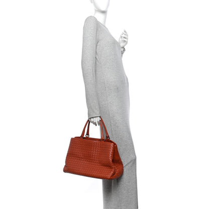 Bottega Veneta Nappa Intrecciato Milano Tote Brique 2 of 10