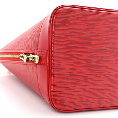 Louis Vuitton Epi Alma PM Castillan Red 8 of 18