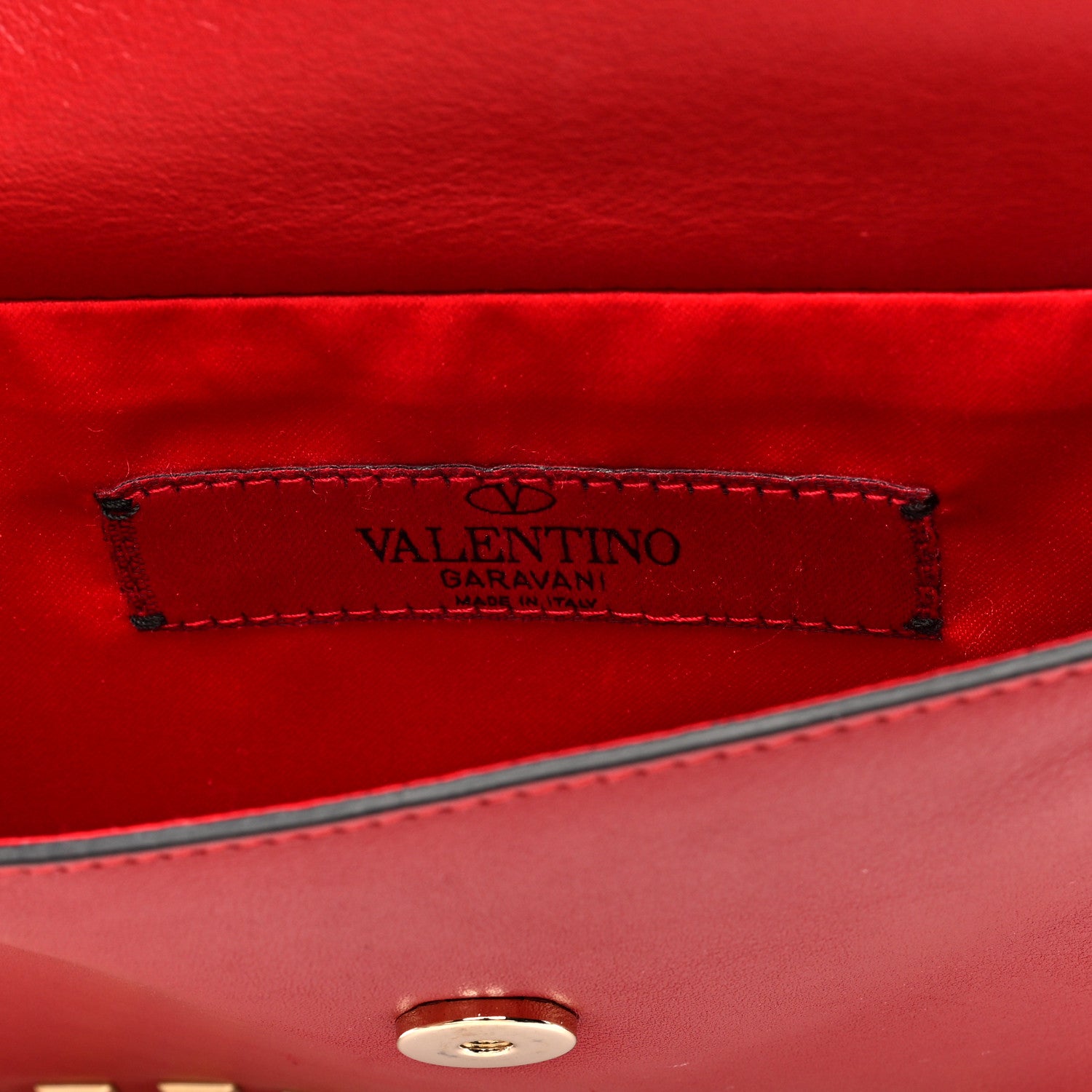 Valentino Garavani Vitello Rockstud Mini Flap Bag Rosso Valentino 6 of 10