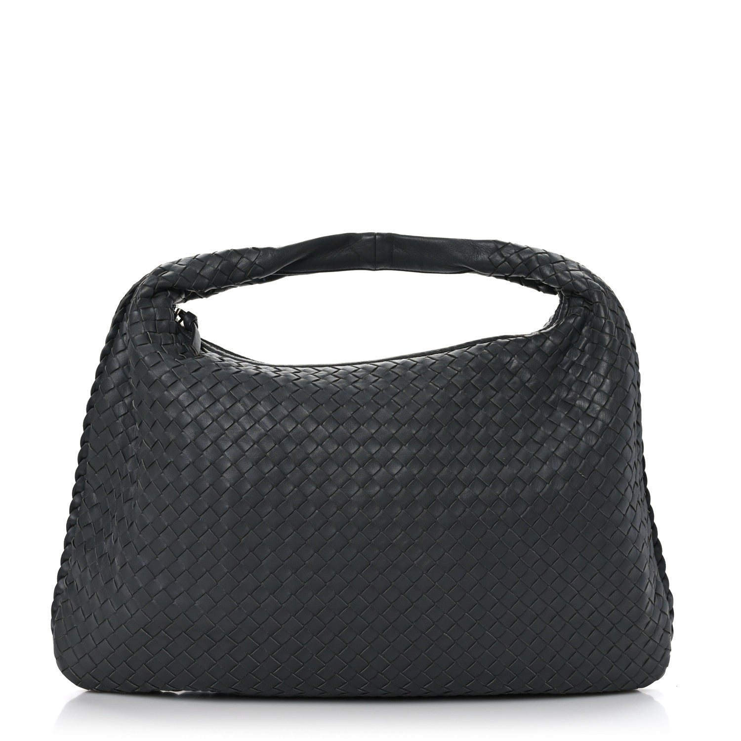 Bottega Veneta Nappa Intrecciato Large Veneta Hobo Grey 1 of 9