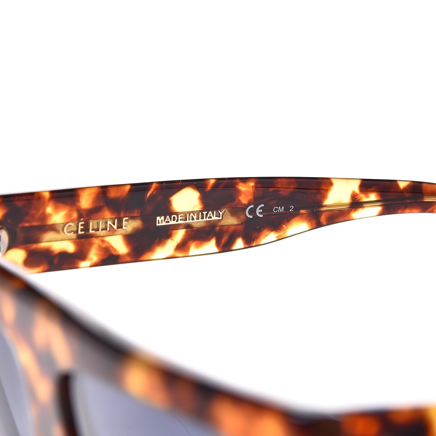 Celine Shadow Sunglasses CL 41026/S Havana Blue 5 of 7