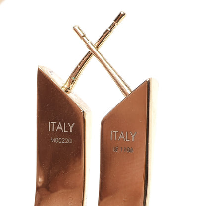 Louis Vuitton Nanogram Hoop Earrings Gold 7 of 10