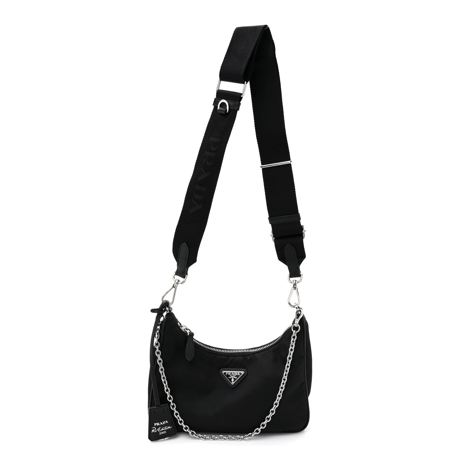 Prada Nylon Re-Edition 2005 Shoulder Bag Black 1 of 13