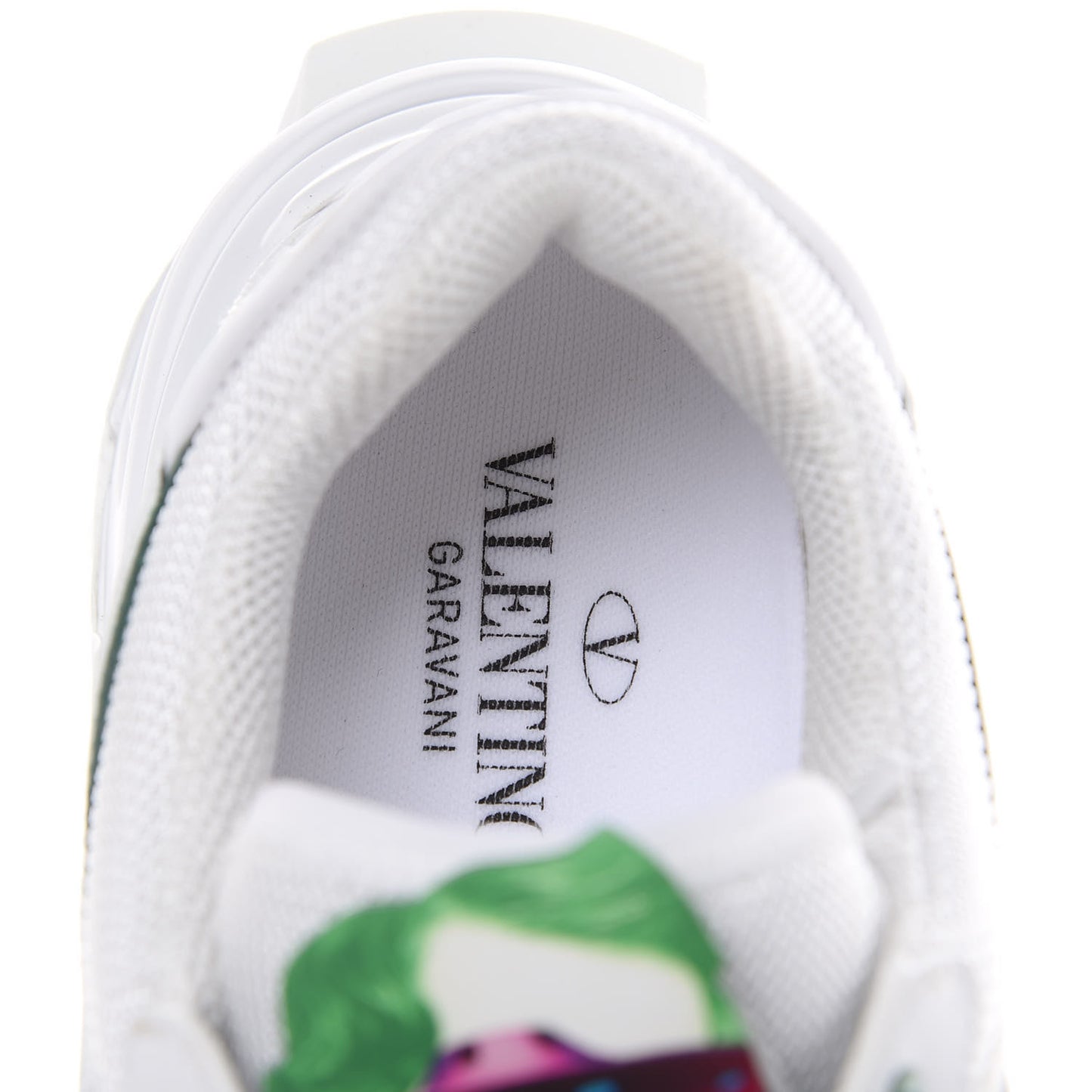 X UNDERCOVER Calfskin Mens Climbers Sneakers 40 White Smeraldo