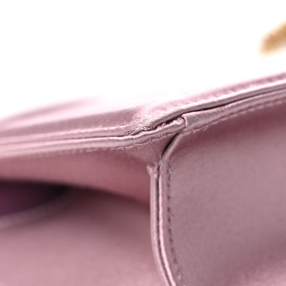Dolce & Gabbana Silk Small Devotion Envelope Top Handle Bag Pink 9 of 14