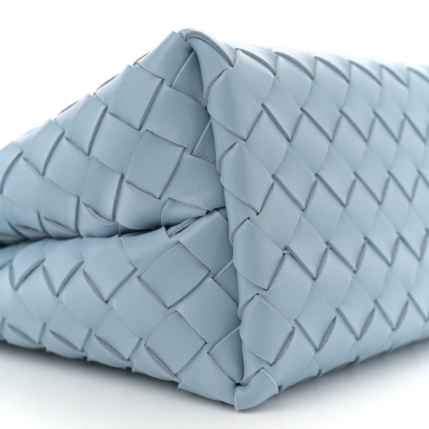 Nappa Intrecciato Small Andiamo Shoulder Bag Ice