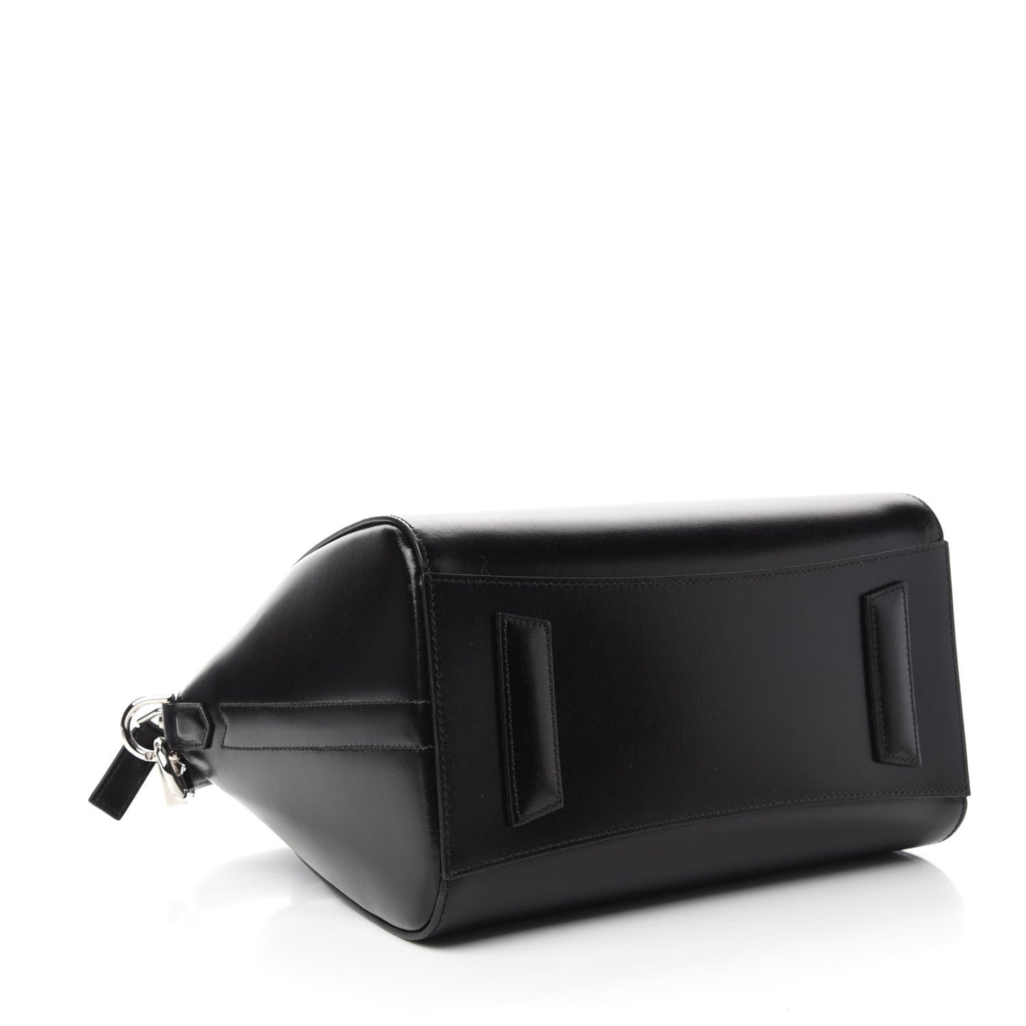 Shiny Lord Calfskin Small Antigona Black