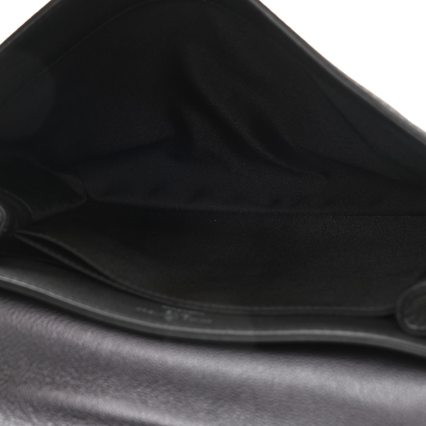 Soft Calfskin Eyelet Lockme II Top Handle Gris Silver