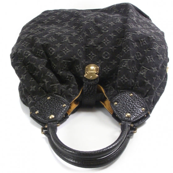 Louis Vuitton Denim Mahina XL Black 5 of 8