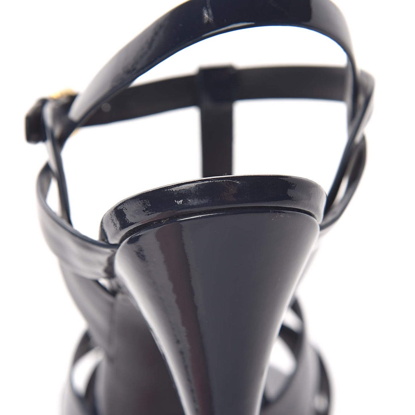 Patent Tribute 105 Platform Sandals 39.5 Navy