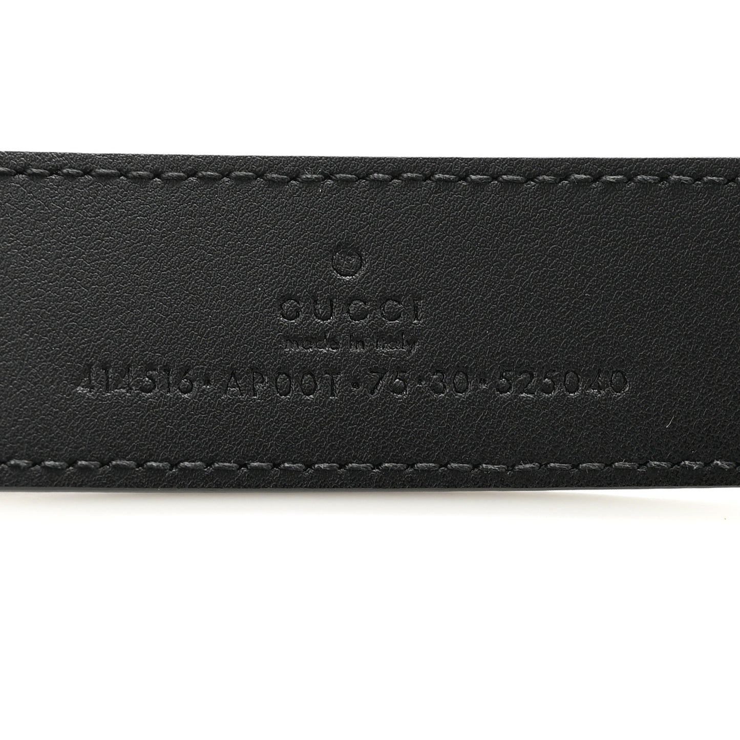 Calfskin Double G 30mm Belt 75 30 Black