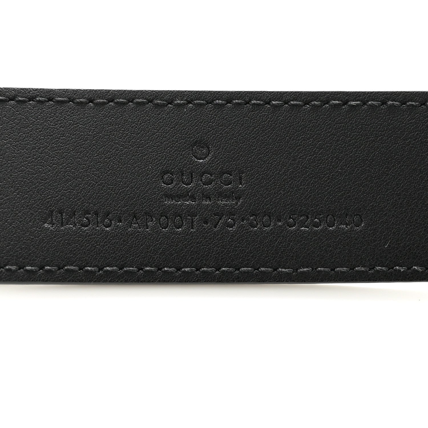Gucci Calfskin Double G 30mm Belt 75 30 Black 5 of 8