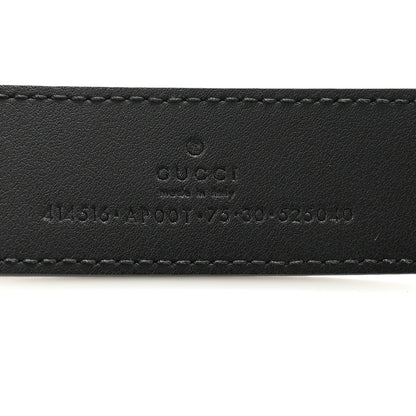 Gucci Calfskin Double G 30mm Belt 75 30 Black 5 of 8