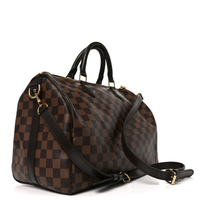 Louis Vuitton Damier Ebene Speedy Bandouliere 35 3 of 9