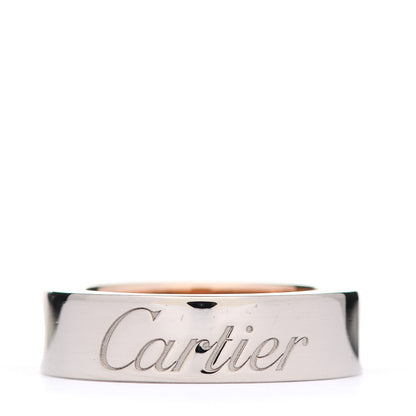 Cartier 18K White Pink Gold 5.5mm Astro LOVE Ring 48 4.5 4 of 6