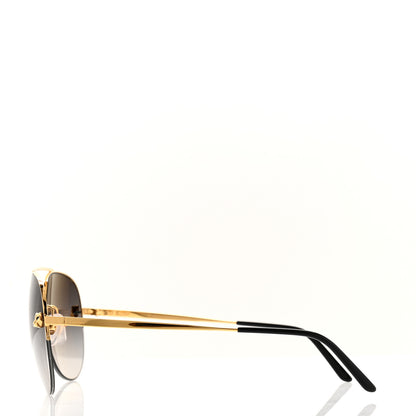 Cartier Panthere De Cartier Aviator Sunglasses Gold 3 of 7