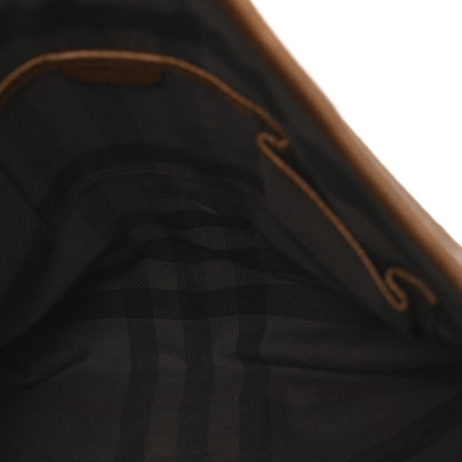 Burberry Calfskin Messenger Bag Tan 5 of 11