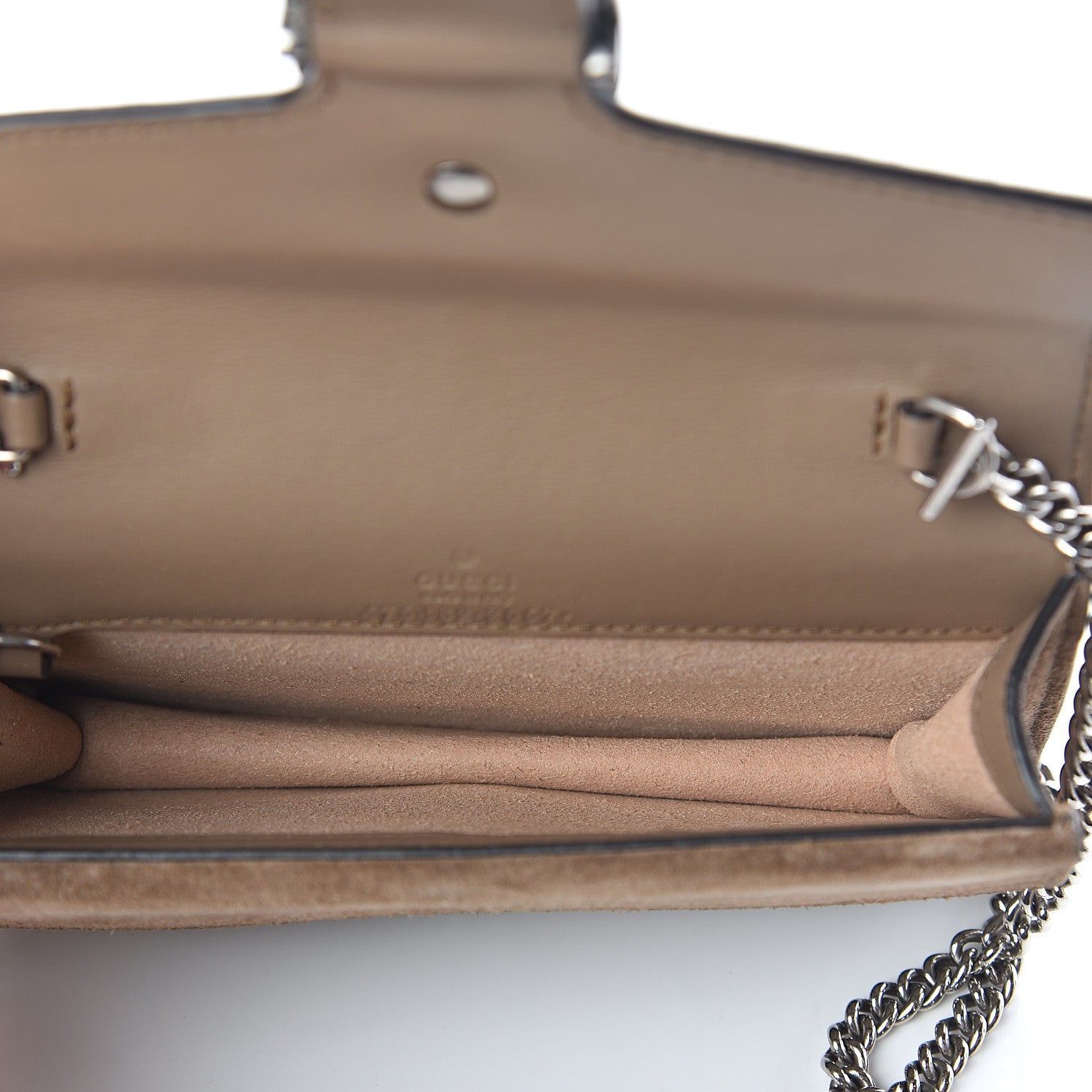 Gucci GG Supreme Monogram Super Mini Dionysus Shoulder Bag Taupe 4 of 7